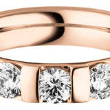 Dream Diamonds Memoire-Ring in Rotgold