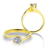 Dream Diamonds Verlobungsring in Weißgold